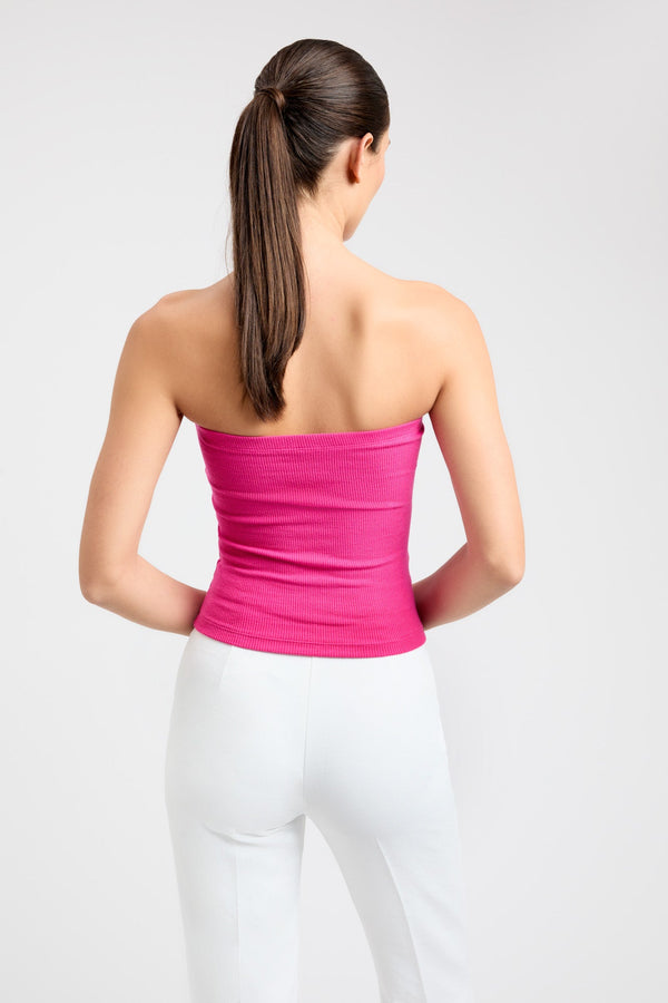 Kookai Staple Bind Tank Paradise Pink