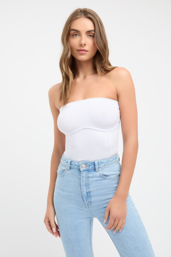 kookai Staple Bind Tank White