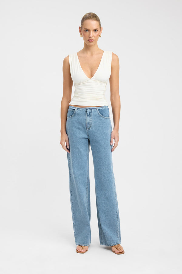 kookai Steele Jean Light Blue