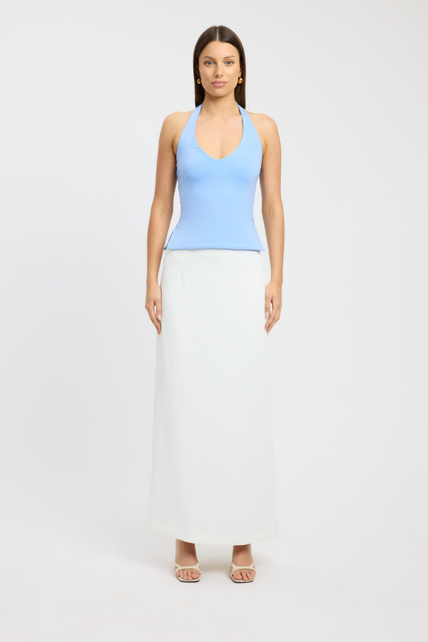 kookai Stella Halter Top Cerulean