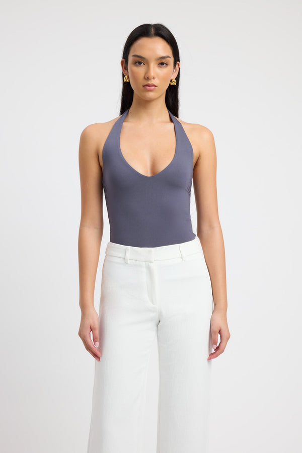 Kookai Stella Halter Top Diesel