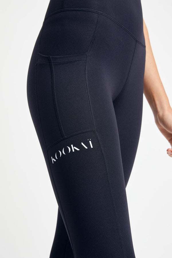Kookai Stencil Active Leggings Black