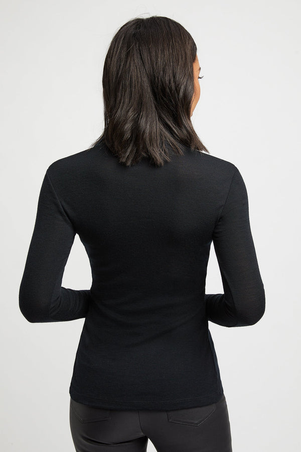 Kookai Steph Long Sleeve Top Black