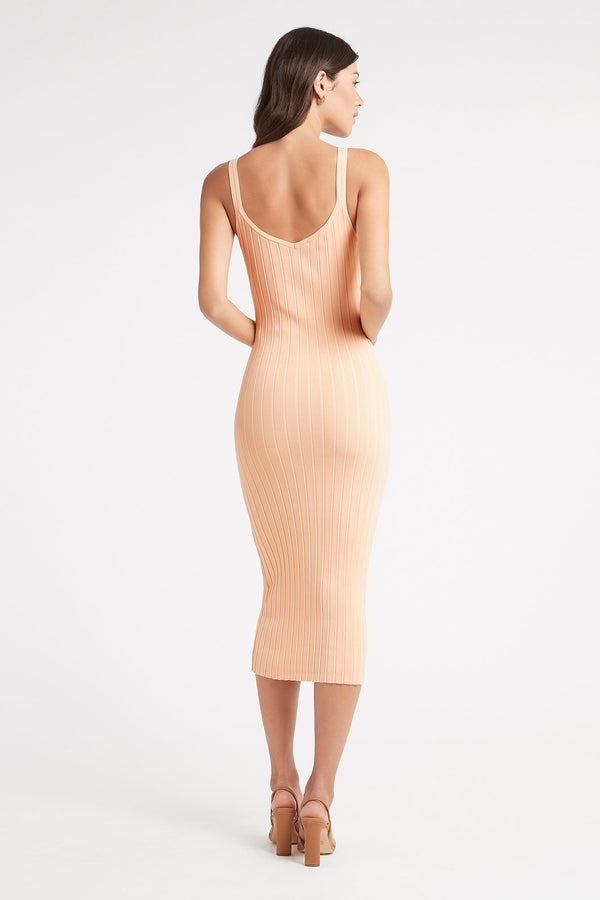 Kookai Stirling Dress Peach Sunrise