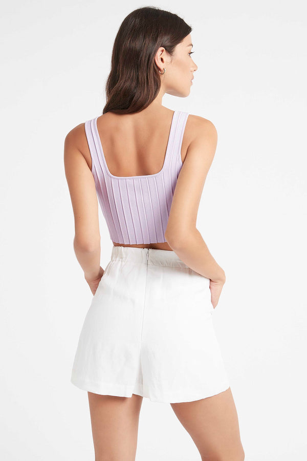 Kookai Stirling Scoop Crop Lavender