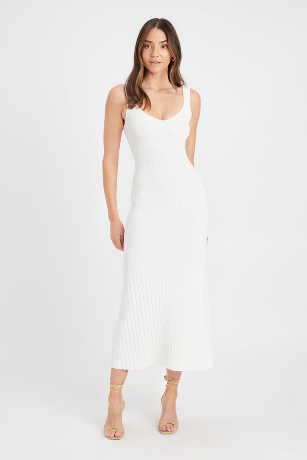 kookai Stirling Strap Dress White