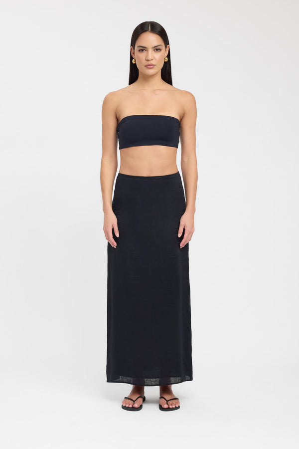 Kookai Tahiti Core Maxi Skirt Black