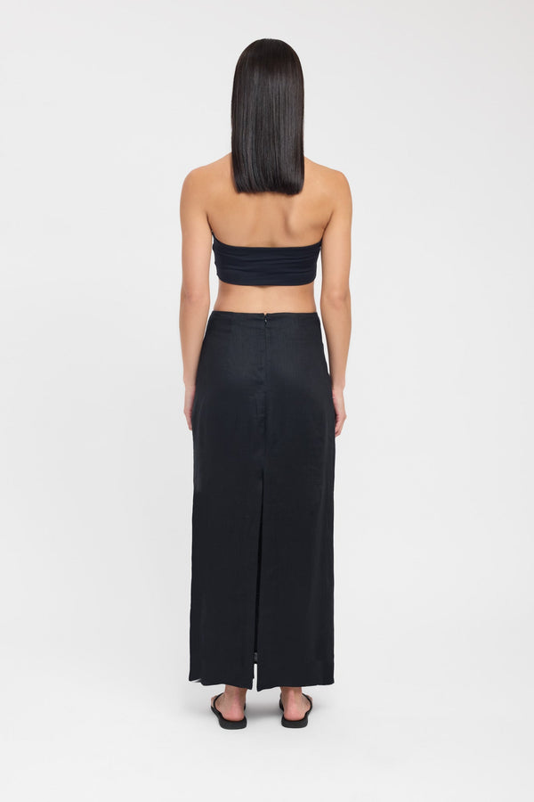 Kookai Tahiti Core Maxi Skirt Black