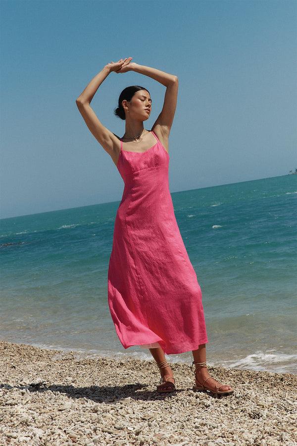 Kookai Tahiti Day Dress Paradise Pink