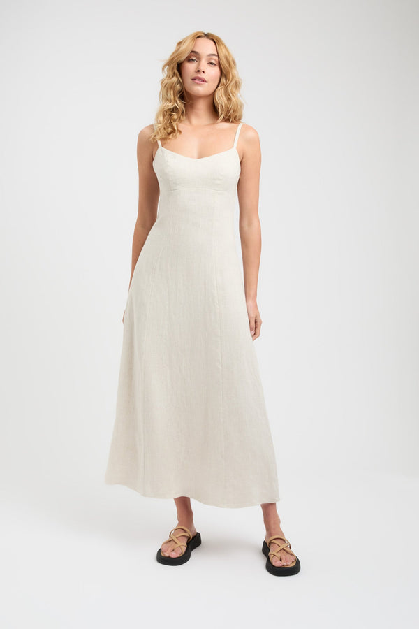 kookai Tahiti Day Dress Wheat