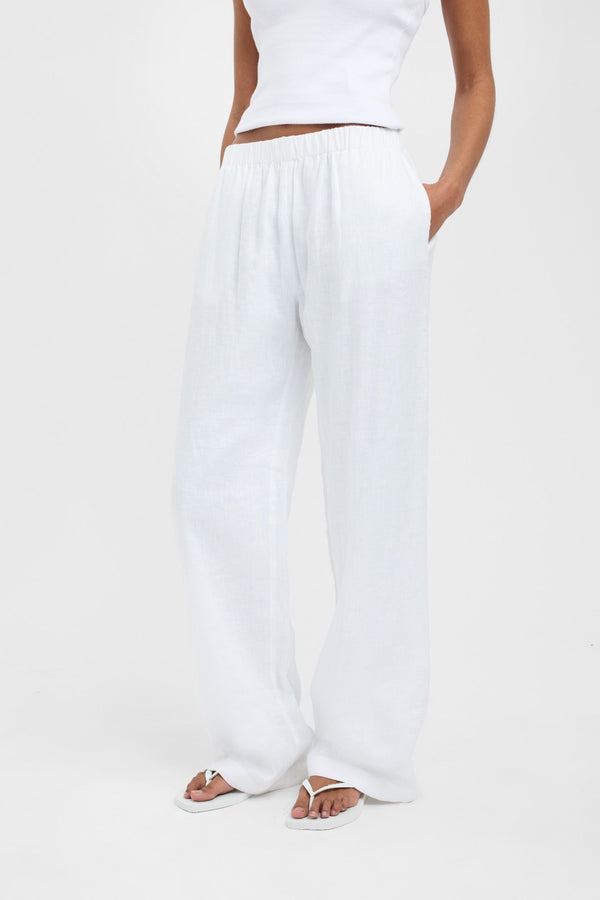 Kookai Tahiti Elastic Pant White