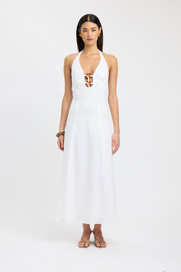 kookai Tahiti Ring Dress White