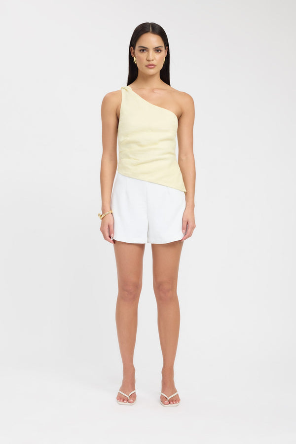 kookai Tahiti Twist Top Lemon Sorbet