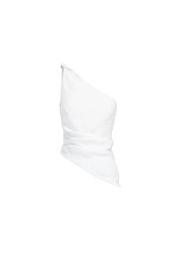 Kookai Tahiti Twist Top White