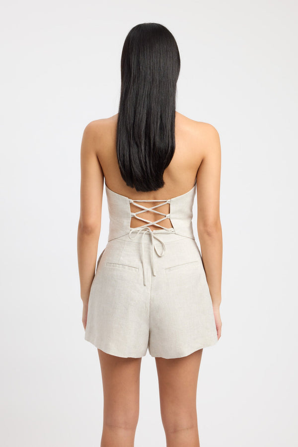 Kookai Tahiti Vest Top Wheat