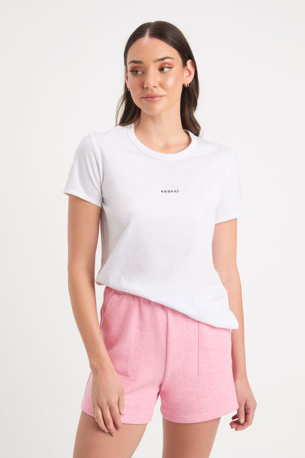 kookai Tali Logo Tee White