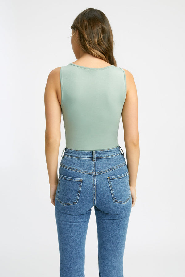 Kookai Talia Tank Dark Sage