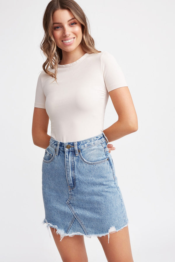 kookai Tango Mindi Tee Praline