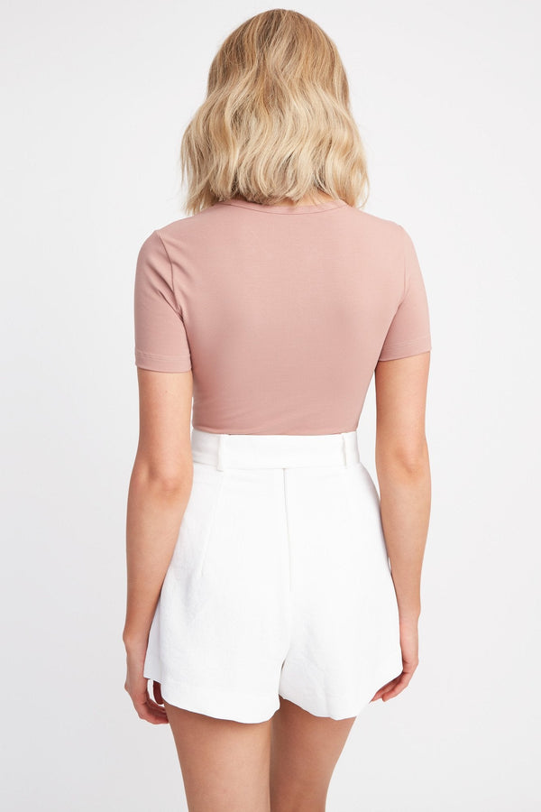 Kookai Tango Mindi Tee Rose