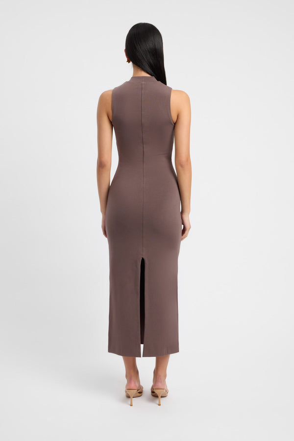 Kookai Tara Maxi Dress Dark Nestle