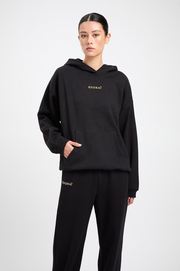 Kookai Tate Hoodie Black