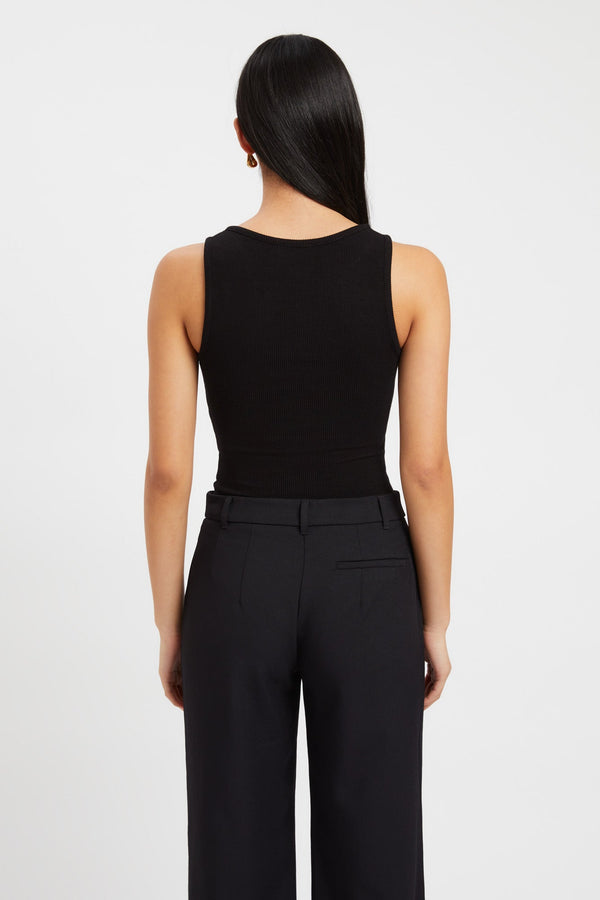 Kookai Tate Scoop Tank Black