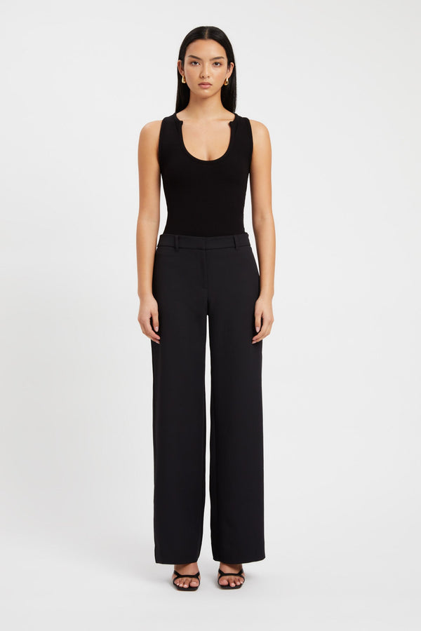 kookai Tate Scoop Tank Black