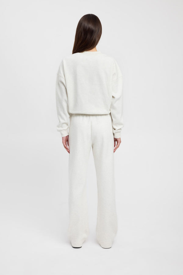Kookai Tatum Cropped Sweater Buckwheat Marle