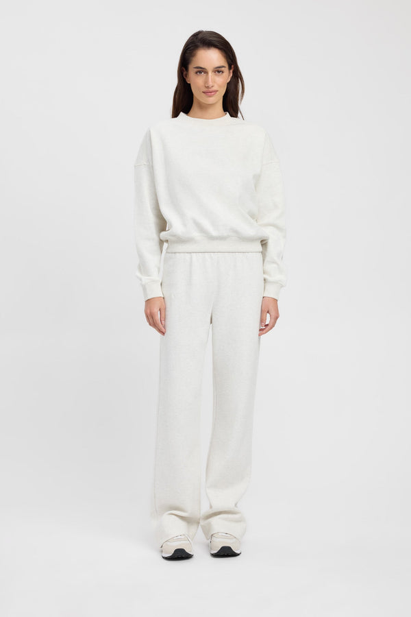 kookai Tatum Cropped Sweater Buckwheat Marle