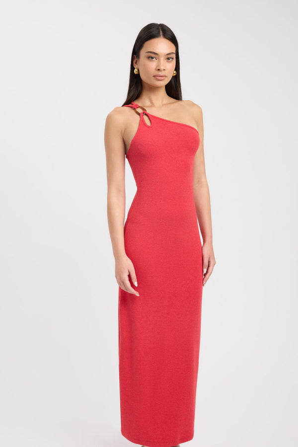 Kookai Tawney Dress Cherry Red Marle