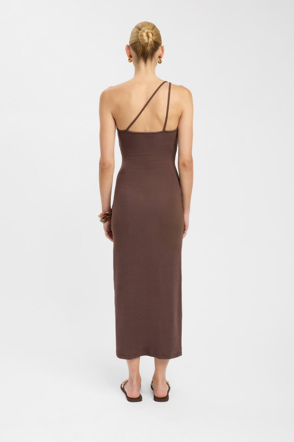 Kookai Tawney Dress Dark Chocolate