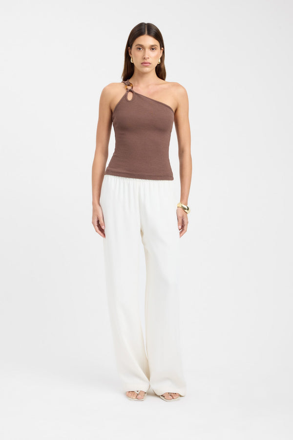 kookai Tawney Top Maple Brown