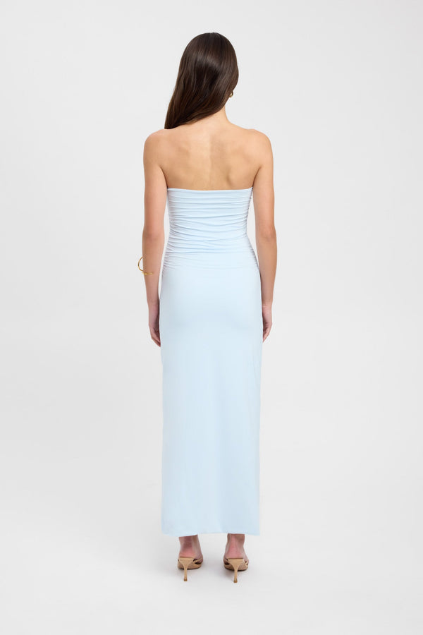 Kookai Tayla Trim Maxi Dress Baby Blue