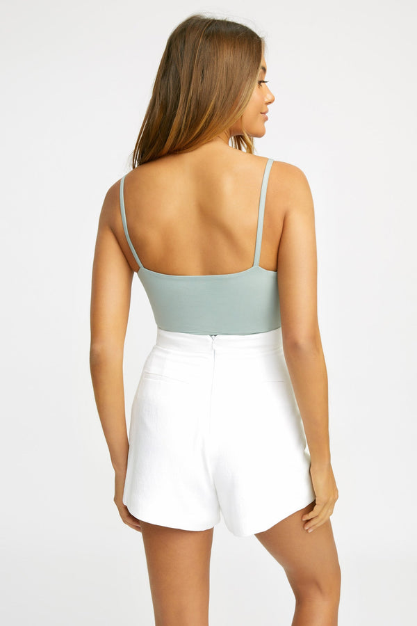 Kookai Taylor Bodysuit Dark Sage