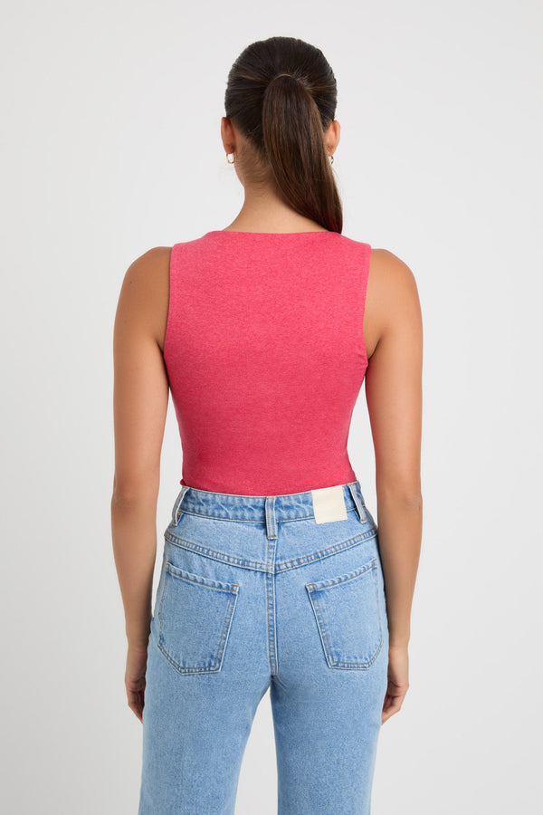 Kookai Taylor Tank Berry Marle