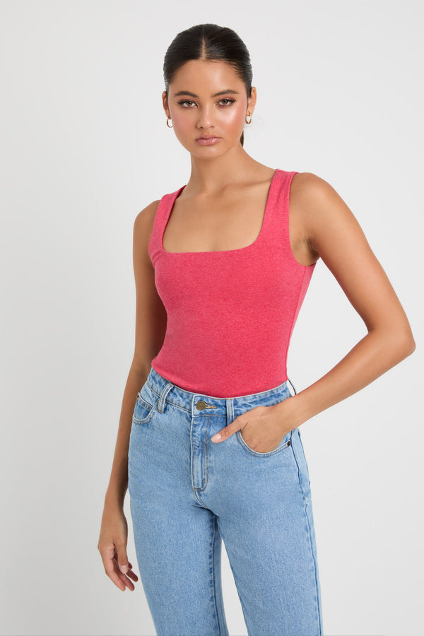 kookai Taylor Tank Berry Marle