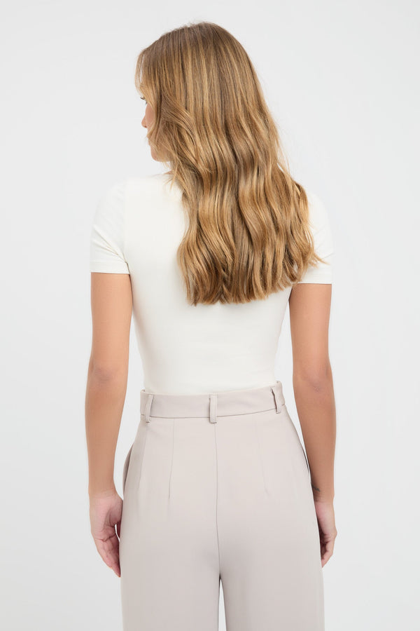 Kookai Taylor Tee Coconut Milk