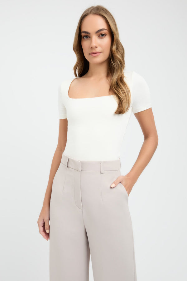 kookai Taylor Tee Coconut Milk