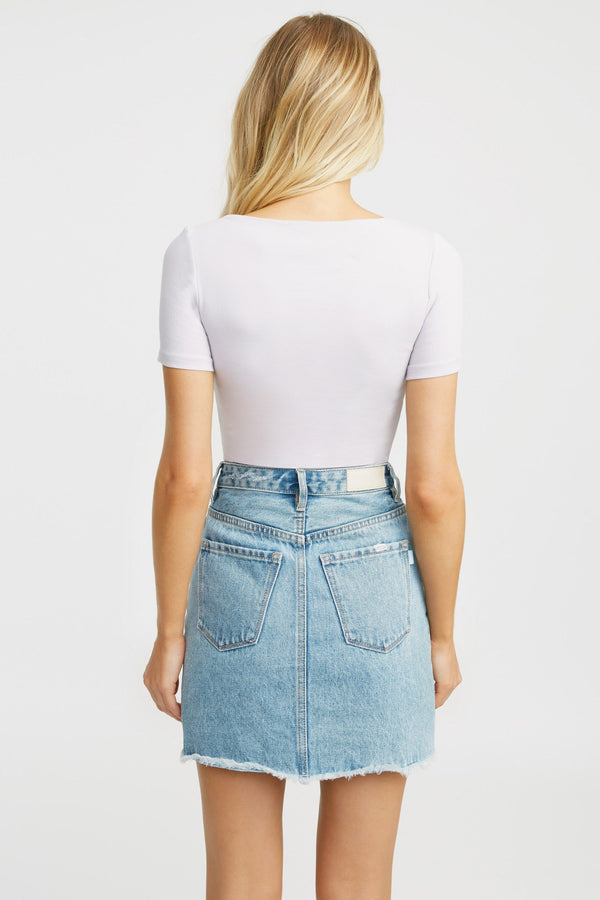 Kookai Taylor Tee Lilac Smoke
