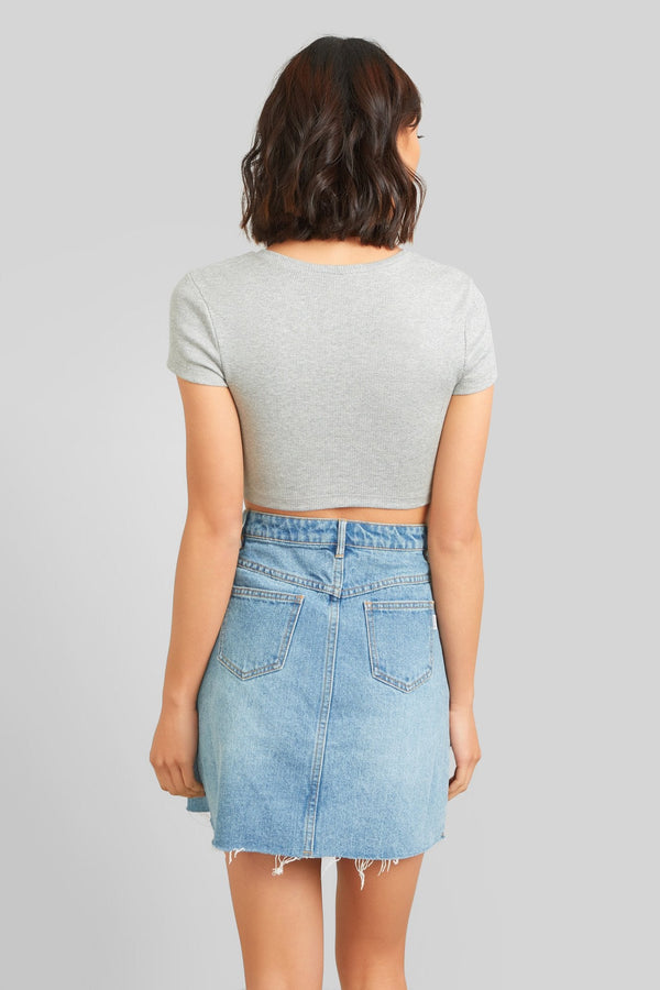 Kookai Tilly Crop Grey