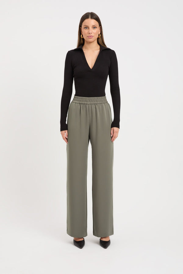 kookai Tilly Long Sleeve Top Black