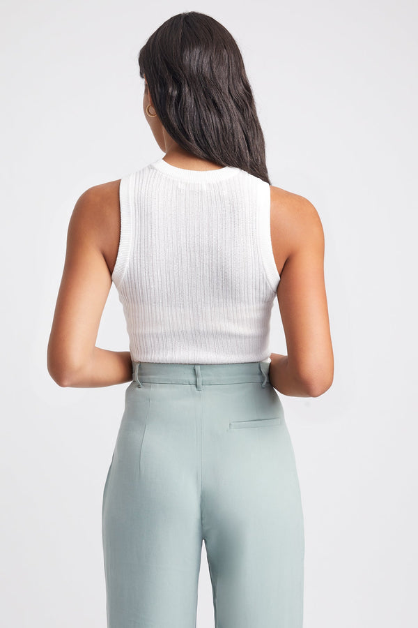 Kookai Titus Tank Natural White