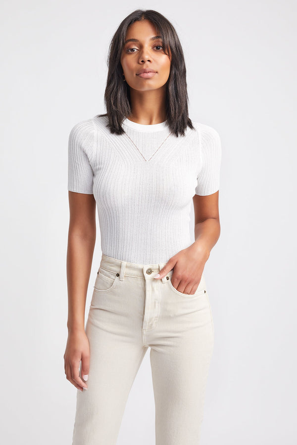 kookai Titus Top Natural White