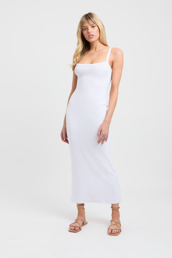 kookai Treloar Tank Dress White