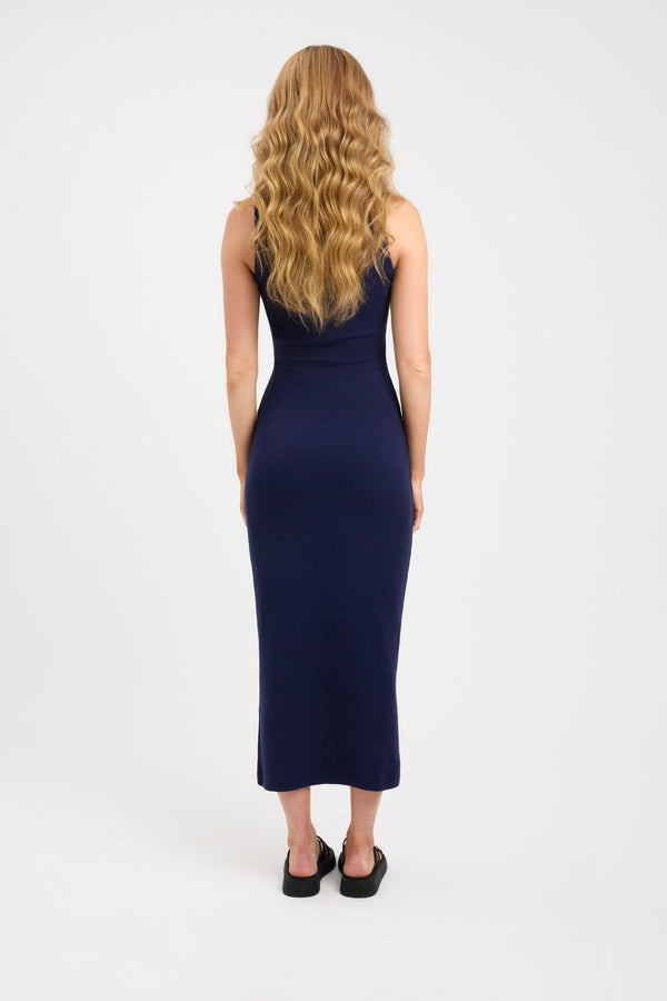 Kookai Trinity Dress Navy Night