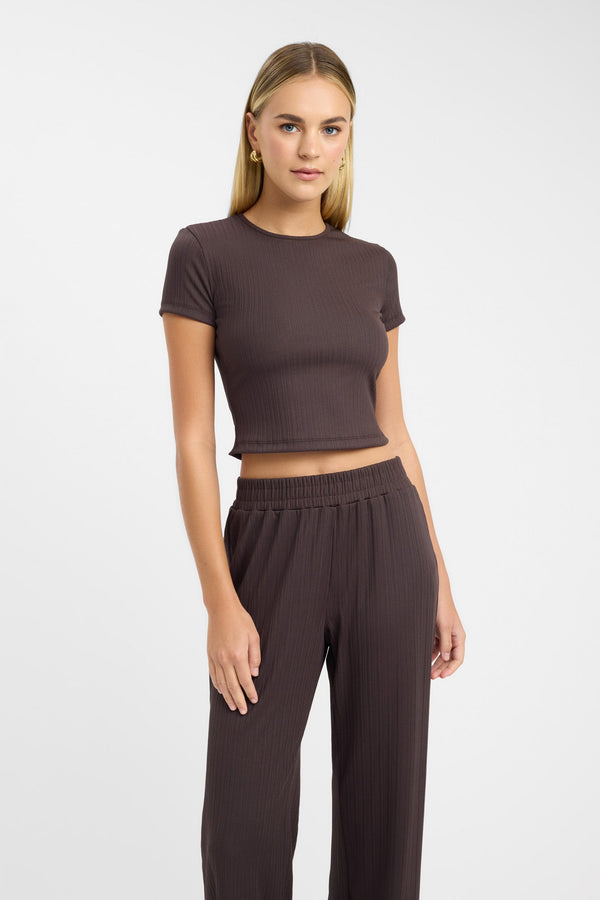 Kookai Valley Tee Java