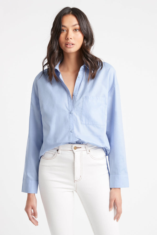kookai Vanessa Shirt Carolina Blue
