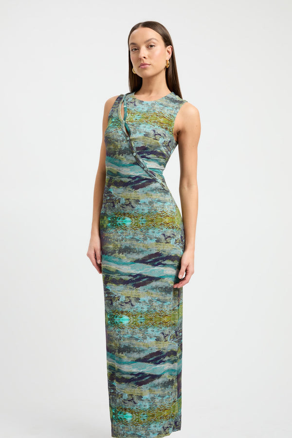 Kookai Vera Midi Dress Multi