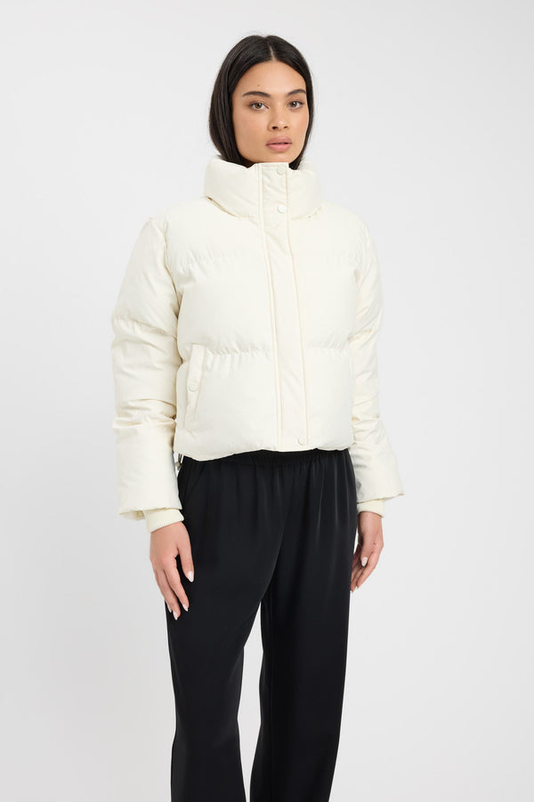 Kookai Vermont Puffer Jacket Coconut Milk