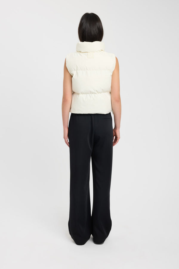 Kookai Vermont Puffer Vest Coconut Milk